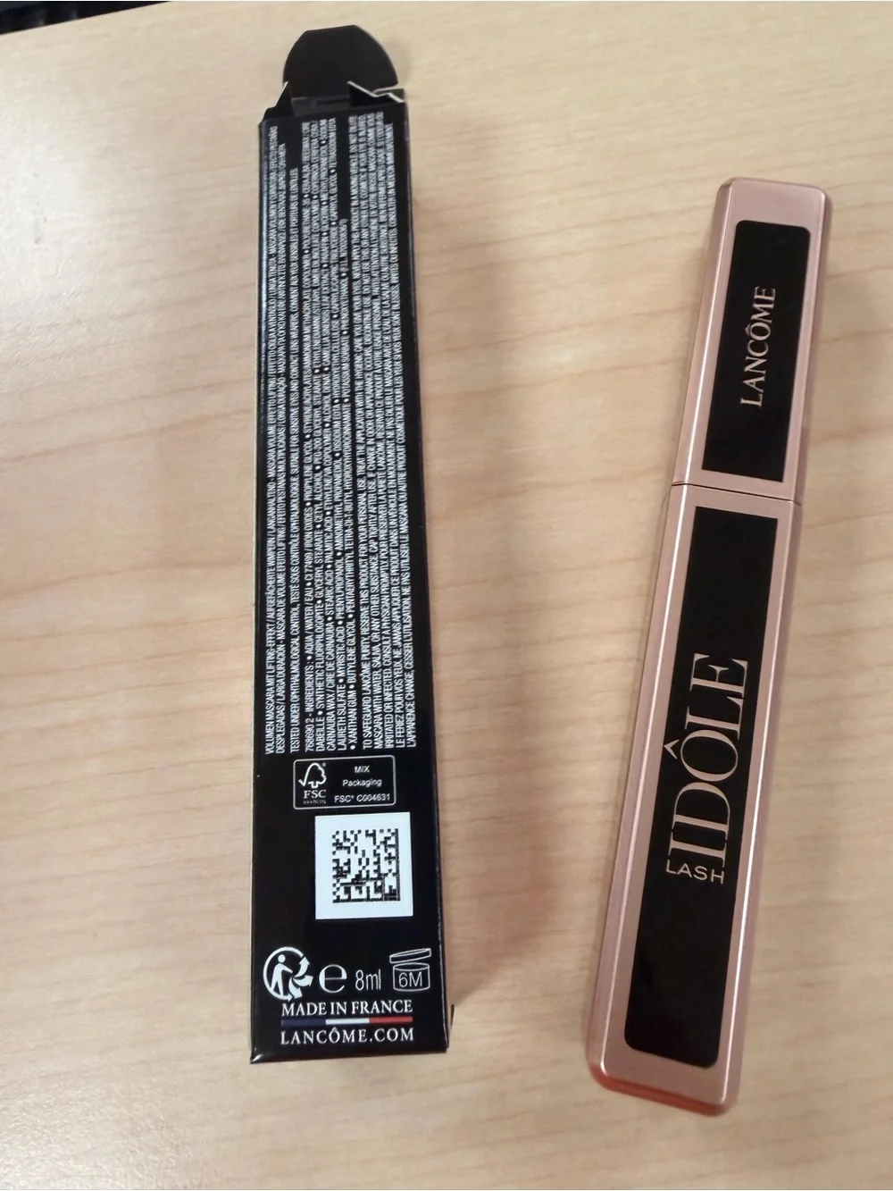 LANCOME IDOLE LASH LASH LIFTING VOLUMIZING MASCARA 01 GLOSSY BLACK 0.27 OZ - NWB